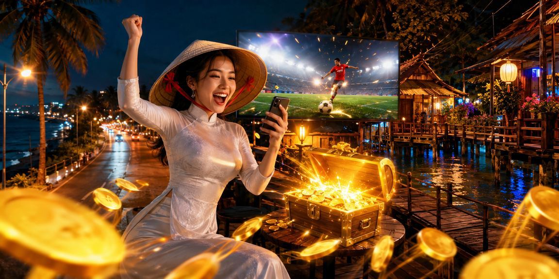 Phụ nữ đội nón lá tại Mũi Né nhận cashback VIP sau phiên chơi casino trực tuyến