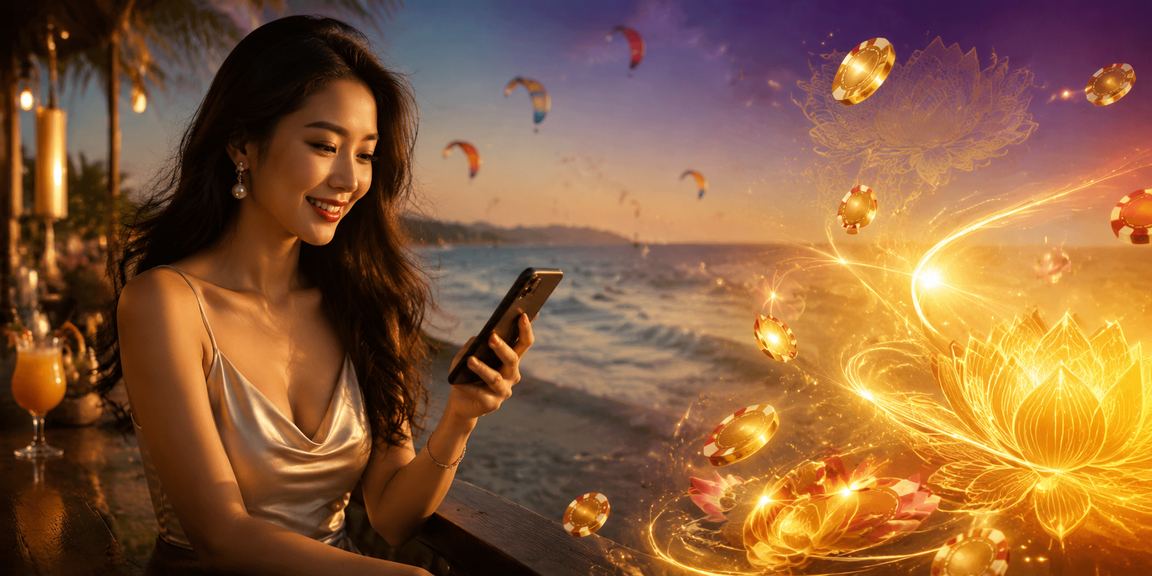 Người chơi tại Mũi Né thử slots trên điện thoại trong tài khoản VIP gacam67